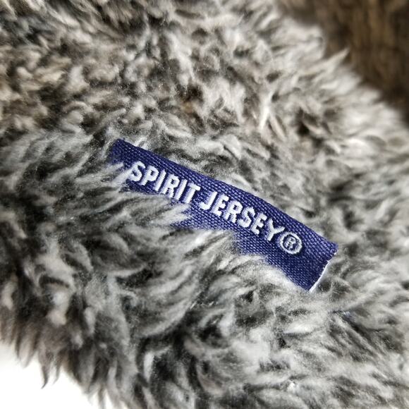 Walt Disney World Gray Soft Sherpa Fuzzy 2018 Spirit Jersey Size Medium - Picture 6 of 8